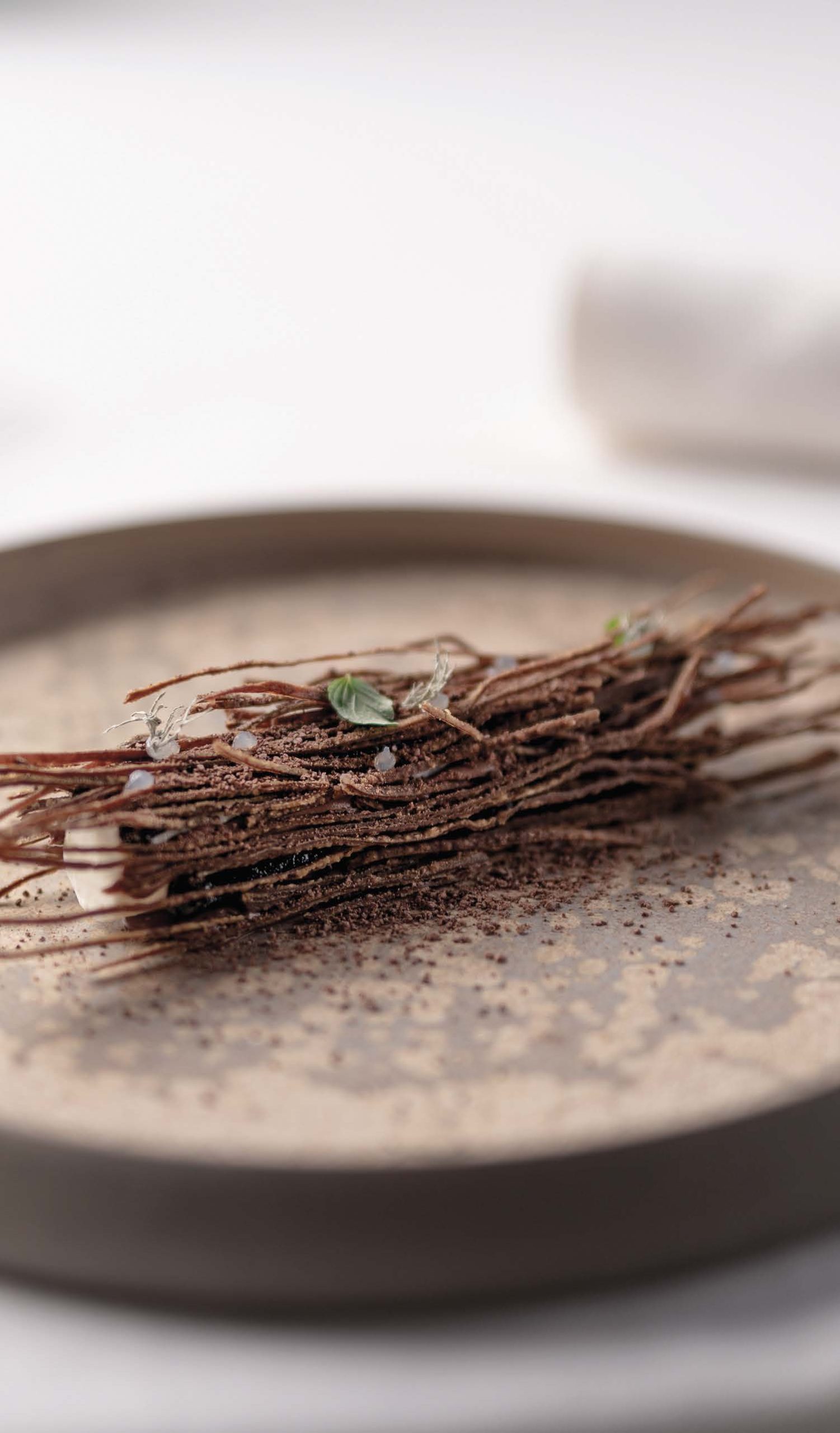 Sarment de vigne en chocolat