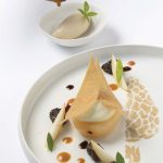 Poire et morilles