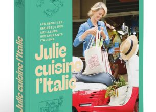 Julie Andrieu publie un nouveau livre sur la cuisine italienne