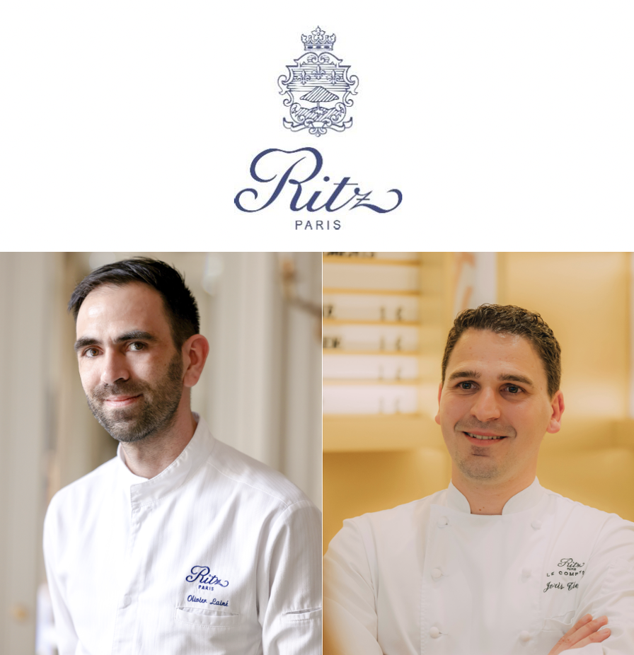 Olivier Lainé et Joris Theysset, nouveaux chefs pâtissiers du Ritz Paris & Ritz Paris Le Comptoir