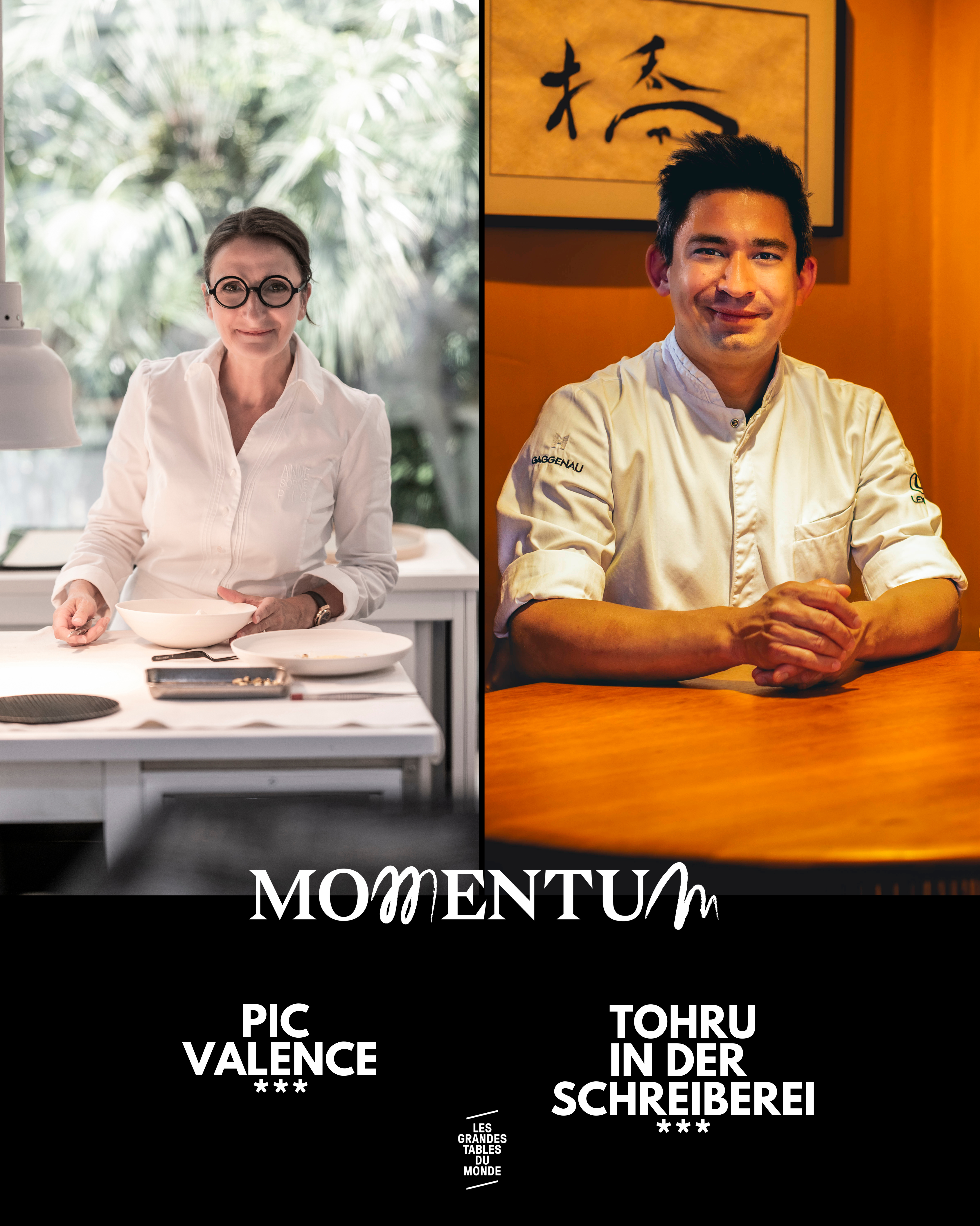 Momentum : un événement gastronomique international pour Les Grandes Tables du Monde