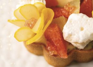 Tarte Fleur d’Agrumes (La Pagode de Cos)