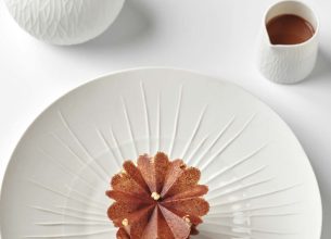 Chocolat, crème glacée au blé noir, caramel au beurre salé (Le Gabriel)