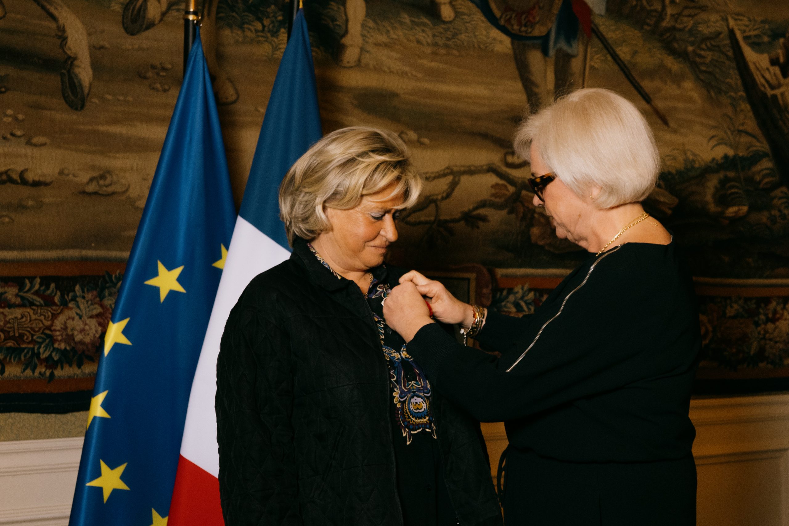 Carol Duval-Leroy élevée au rang d’Officier de la Légion d’honneur