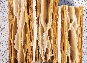 Mille-feuilles ouvertes à la vanille de Tahiti