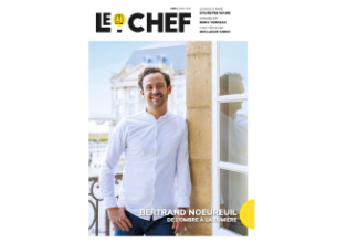 Le chef Bertrand Noeureuil à la Une de notre nouveau numéro
