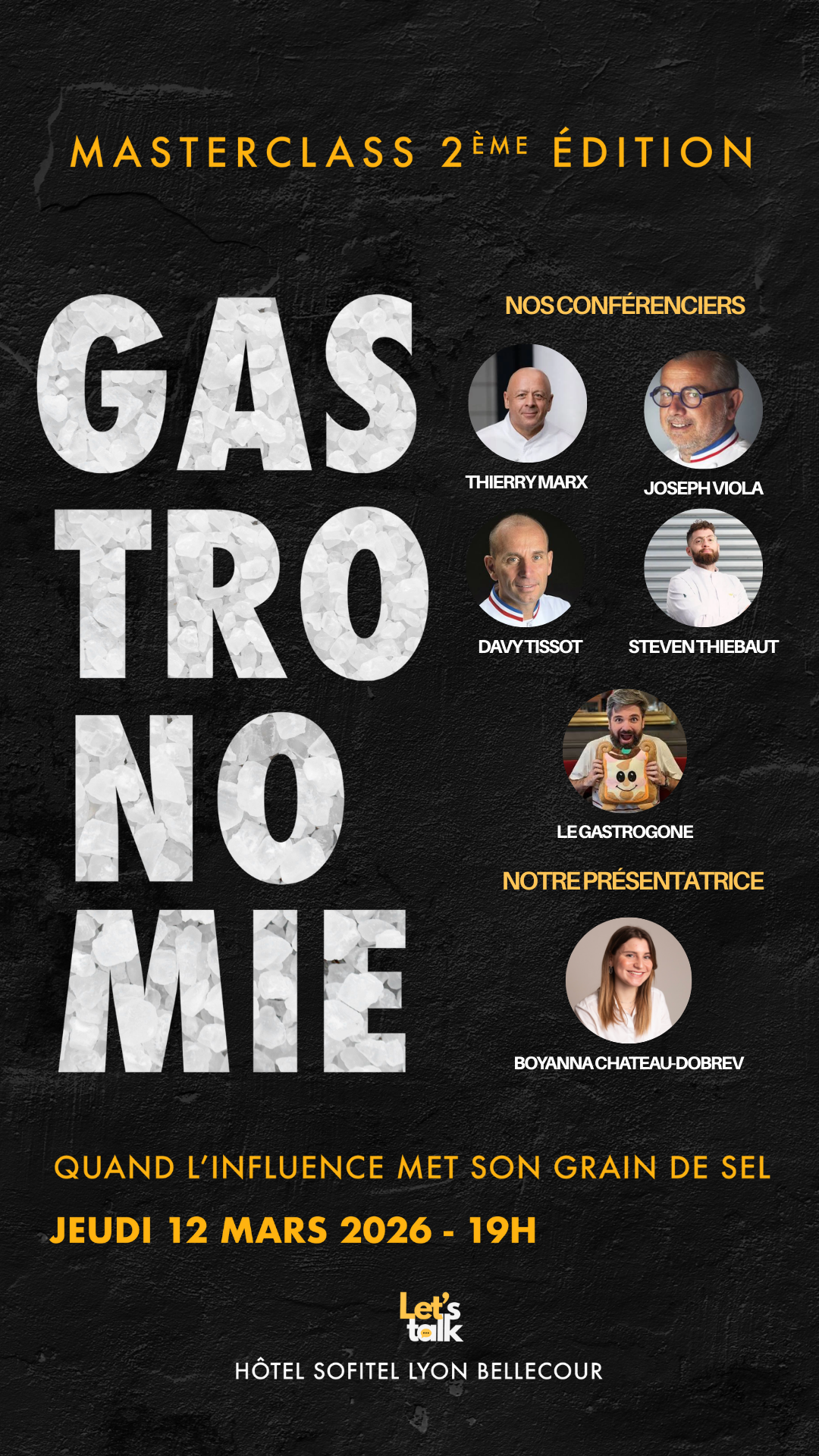 Let’s Talk : une 2ᵉ édition consacrée aux liens entre gastronomie et influence