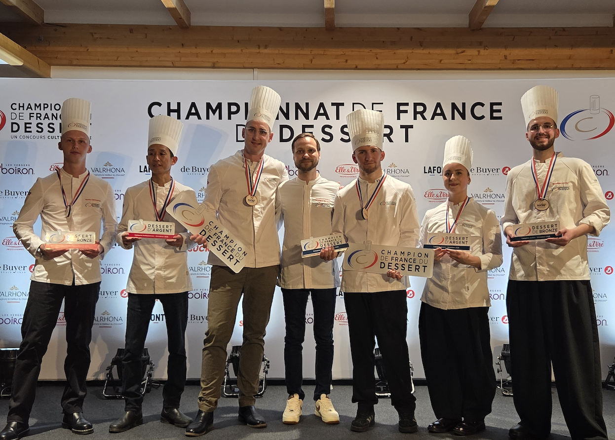 Adrien Salavert et Bastien Meulot remportent le Championnat de France du Dessert 2026