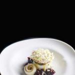 Cerises de Yannick Colombié, confiture de miel et Fontainebleau