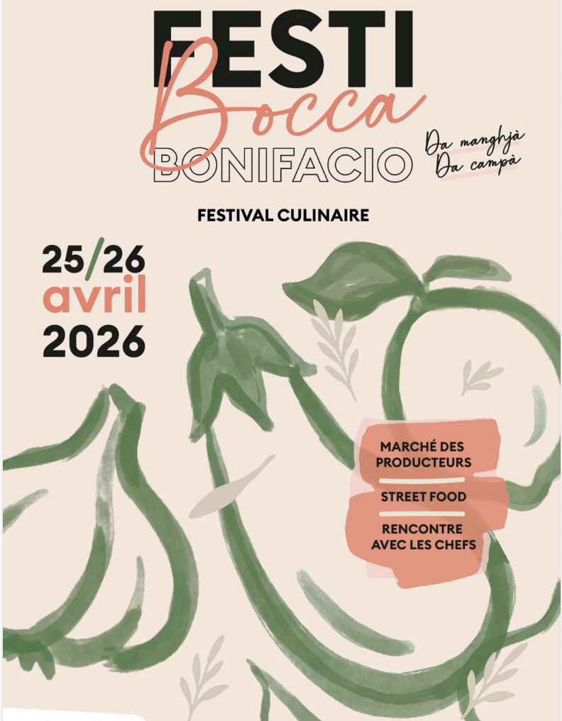 Festi Bocca 2026 : Bonifacio célèbre la gastronomie corse les 25 et 26 avril