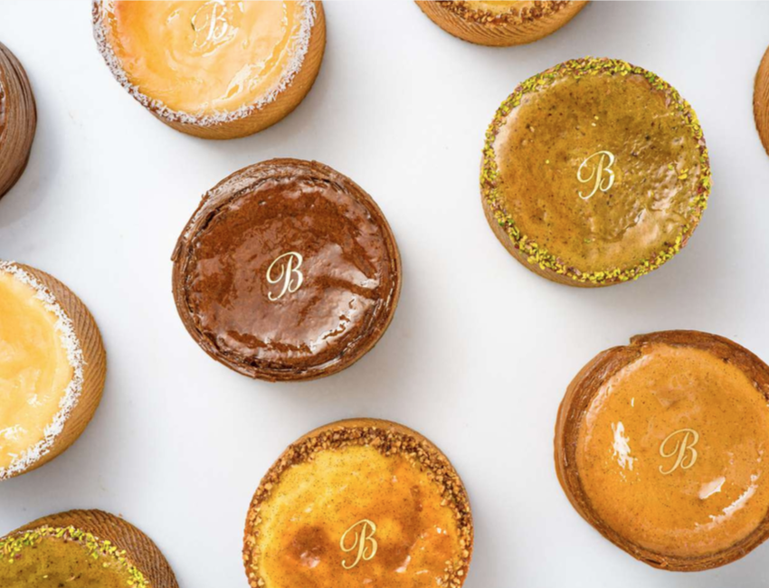 Maxence Barbot décline le flan en collection éphémère au Bristol Paris