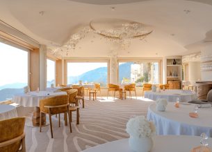 La Chèvre d’Or : un nouveau décor signé Caroline Tissier pour le restaurant gastronomique