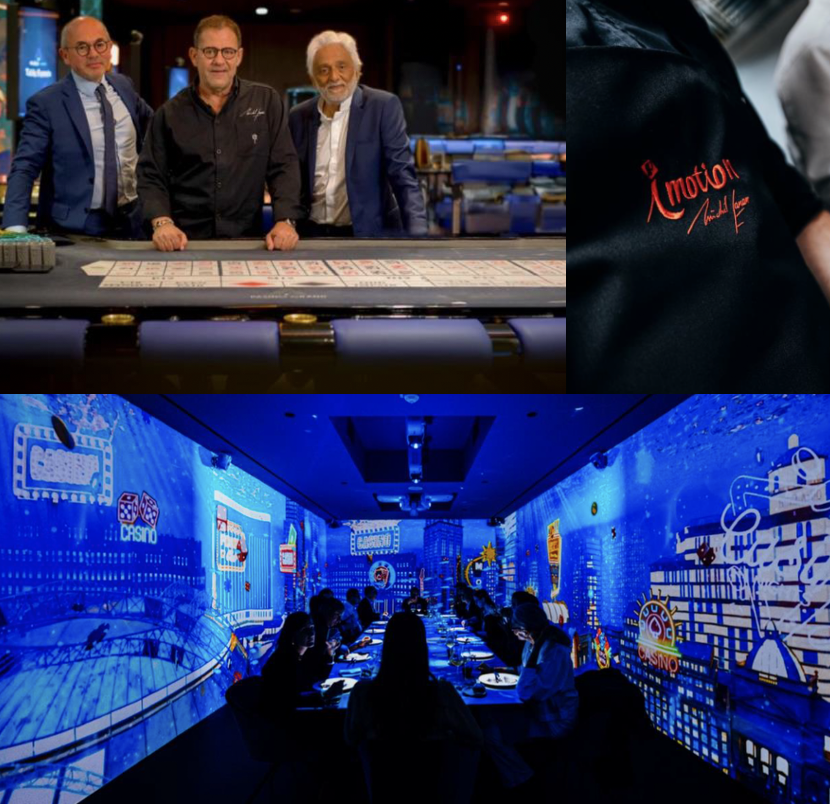 I-Motion, table immersive par le Groupe Partouche et Michel Sarran