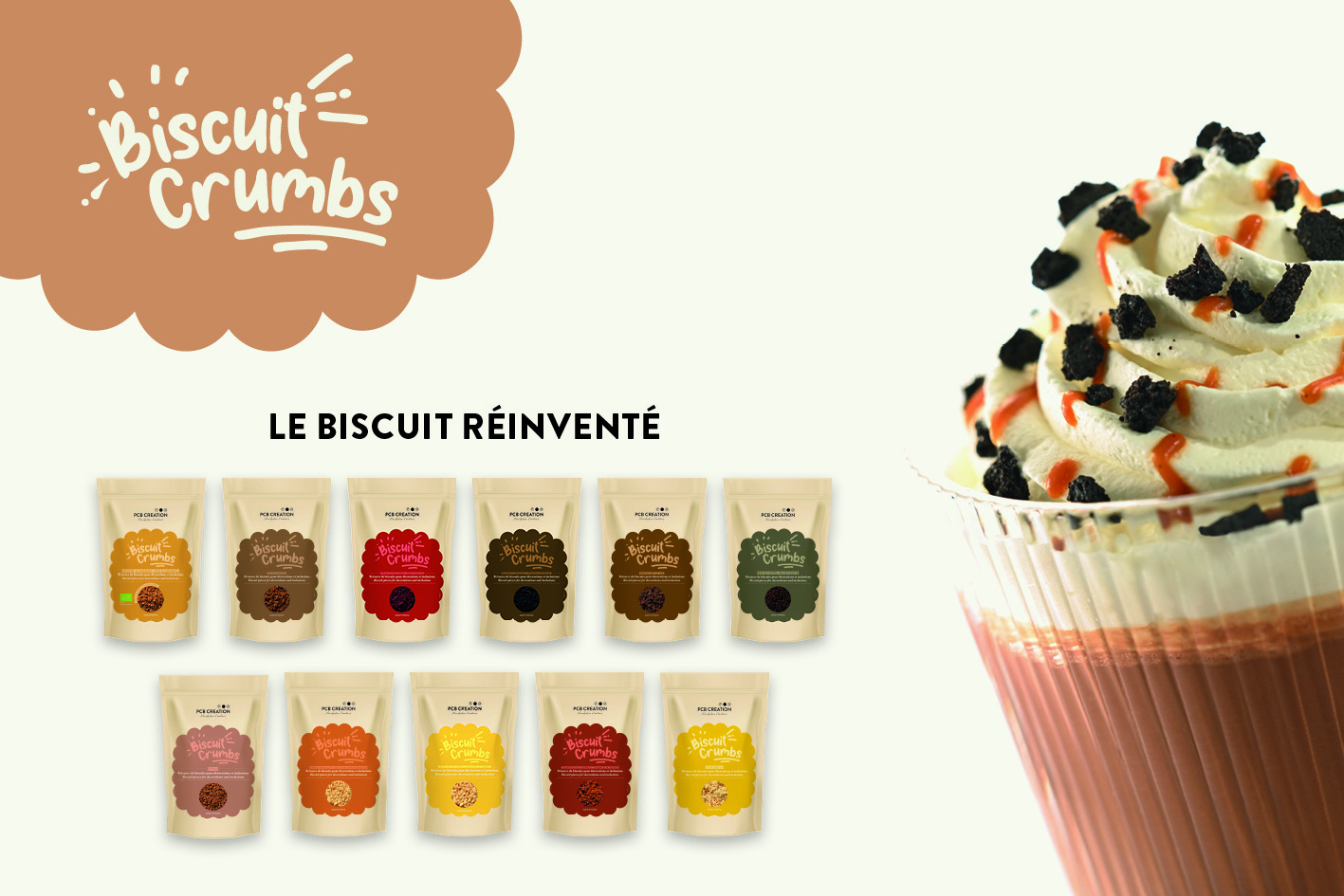 PCB Création lance Biscuit Crumbs, des brisures de biscuits prêtes à l’emploi
