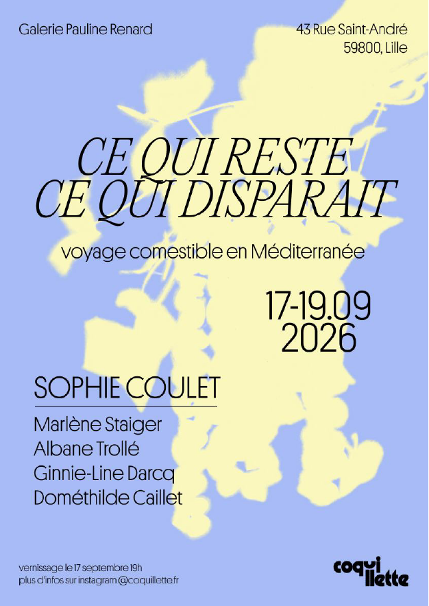 « Ce qui reste, ce qui disparaît » : une exposition à déguster à Lille