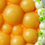 Entremets ananas, gingembre et basilic