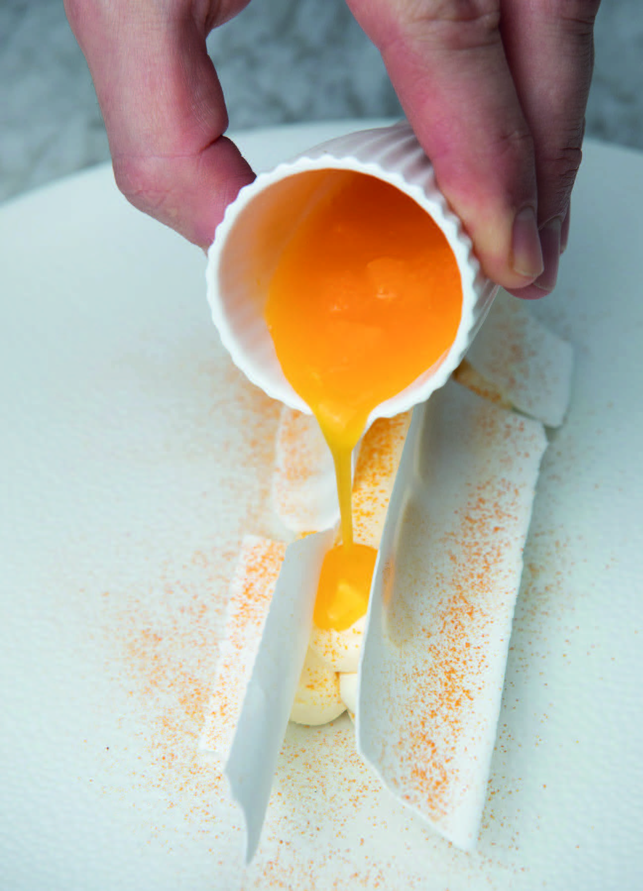 Meringue et crème double