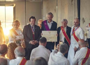 Six nouveaux Disciples d’Escoffier intronisés au Clos du Temple