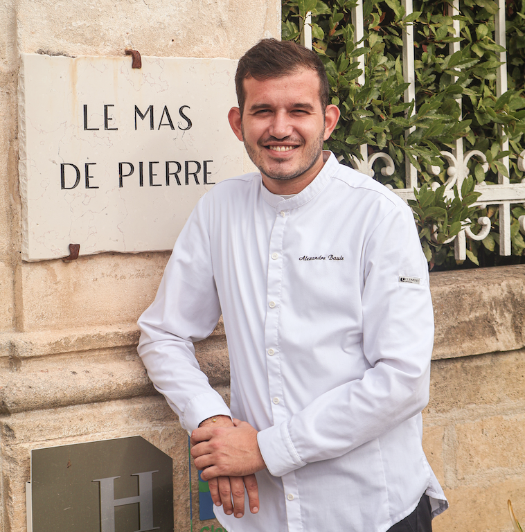 Alexandre Baule, nouveau chef du Domaine du Mas de Pierre